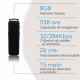 Stick USB cu Reportofon - memorie 8GB -560 de ore de inregistrari -Ultra Clear HD